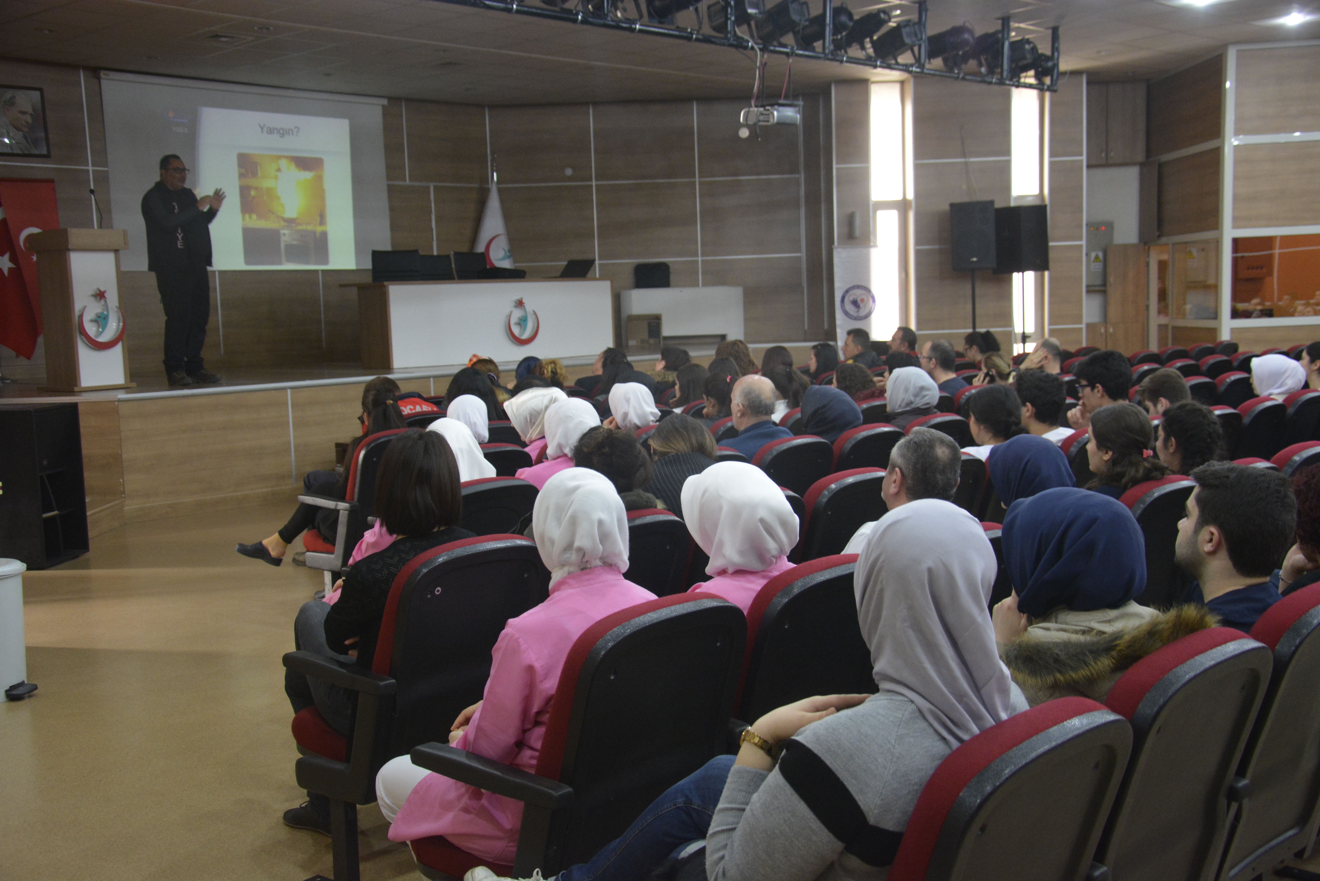 Farabi’de yangın tatbikatı
