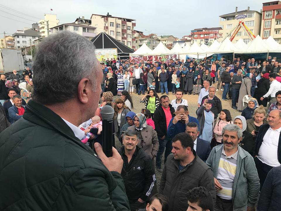 HAMSİ FESTİVALİNE KATILDI