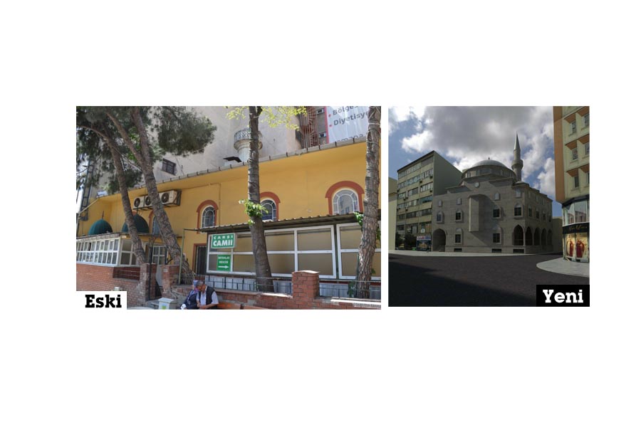 Çarşı’ya modern cami