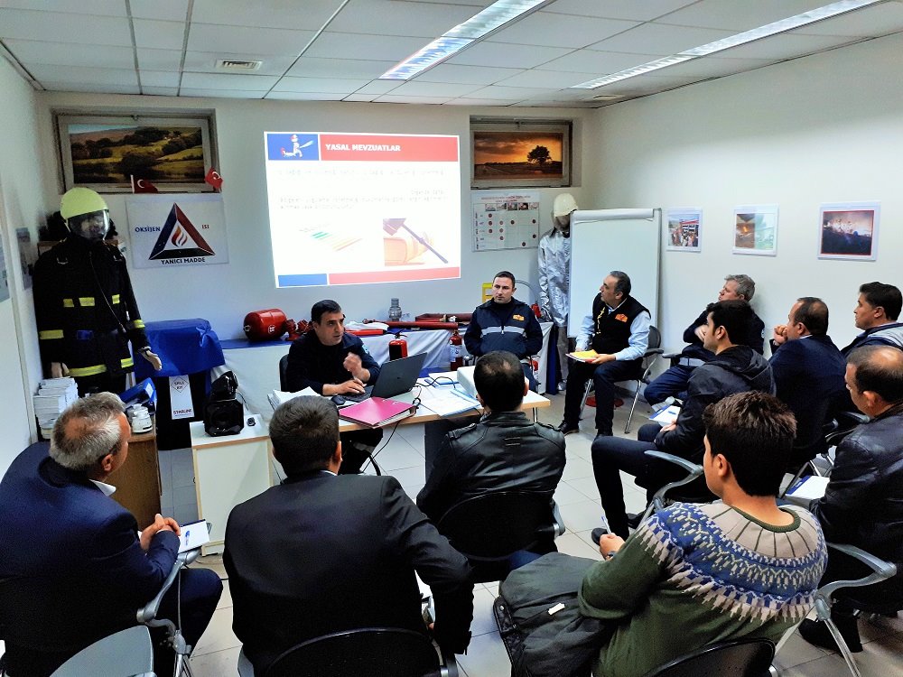 GOSB’tan itfaiye eğitimi