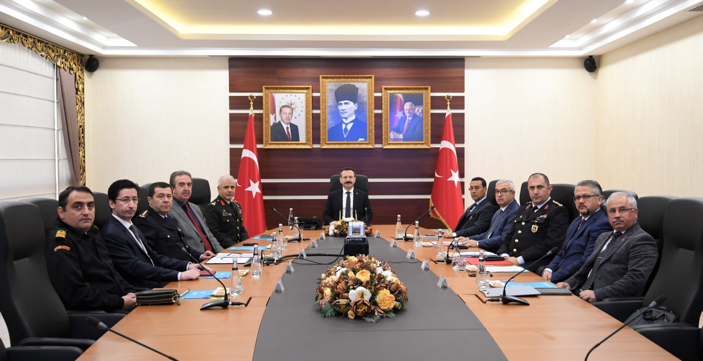 İl Güvenlik toplantısı yapıldı 
