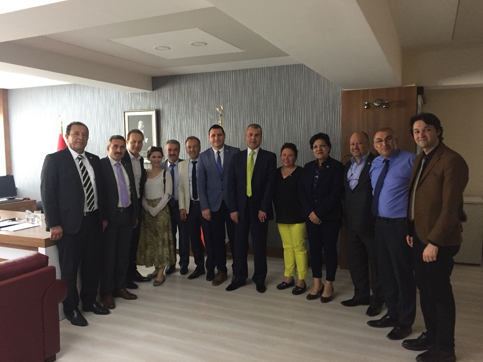 İYİ Parti’den  Emniyet Müdürü Aksakal’a ziyaret