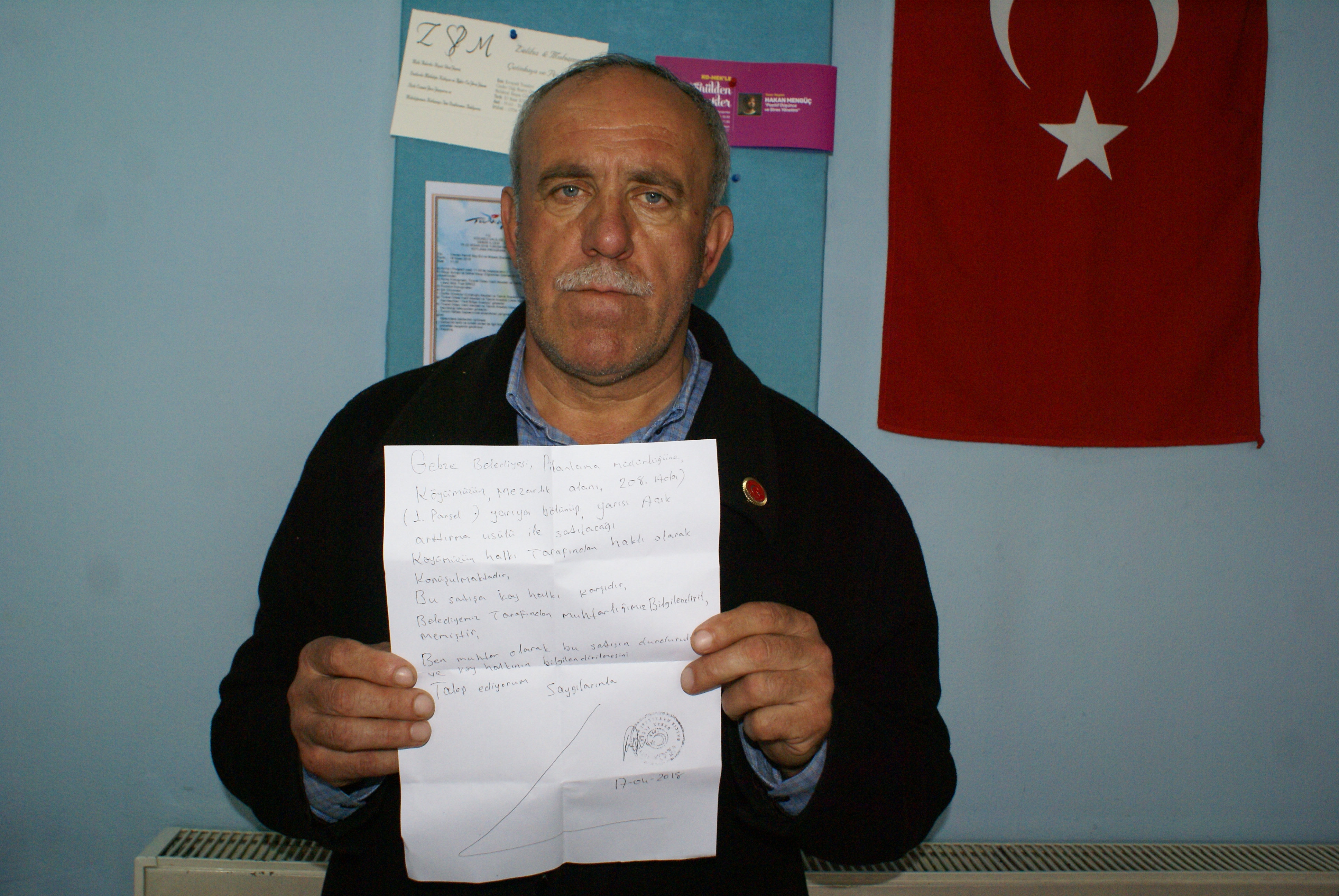 Mezarlığı satışa çıkardılar!