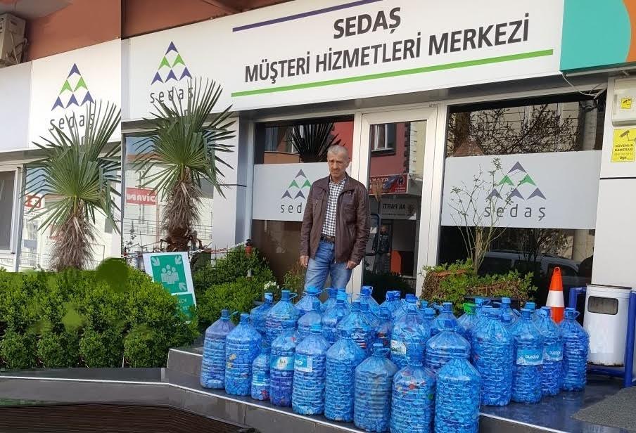 SEDAŞ, 50 bidon kapak topladı