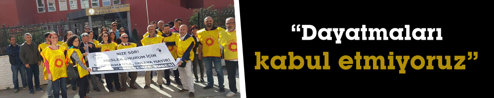 “Dayatmaları kabul etmiyoruz”