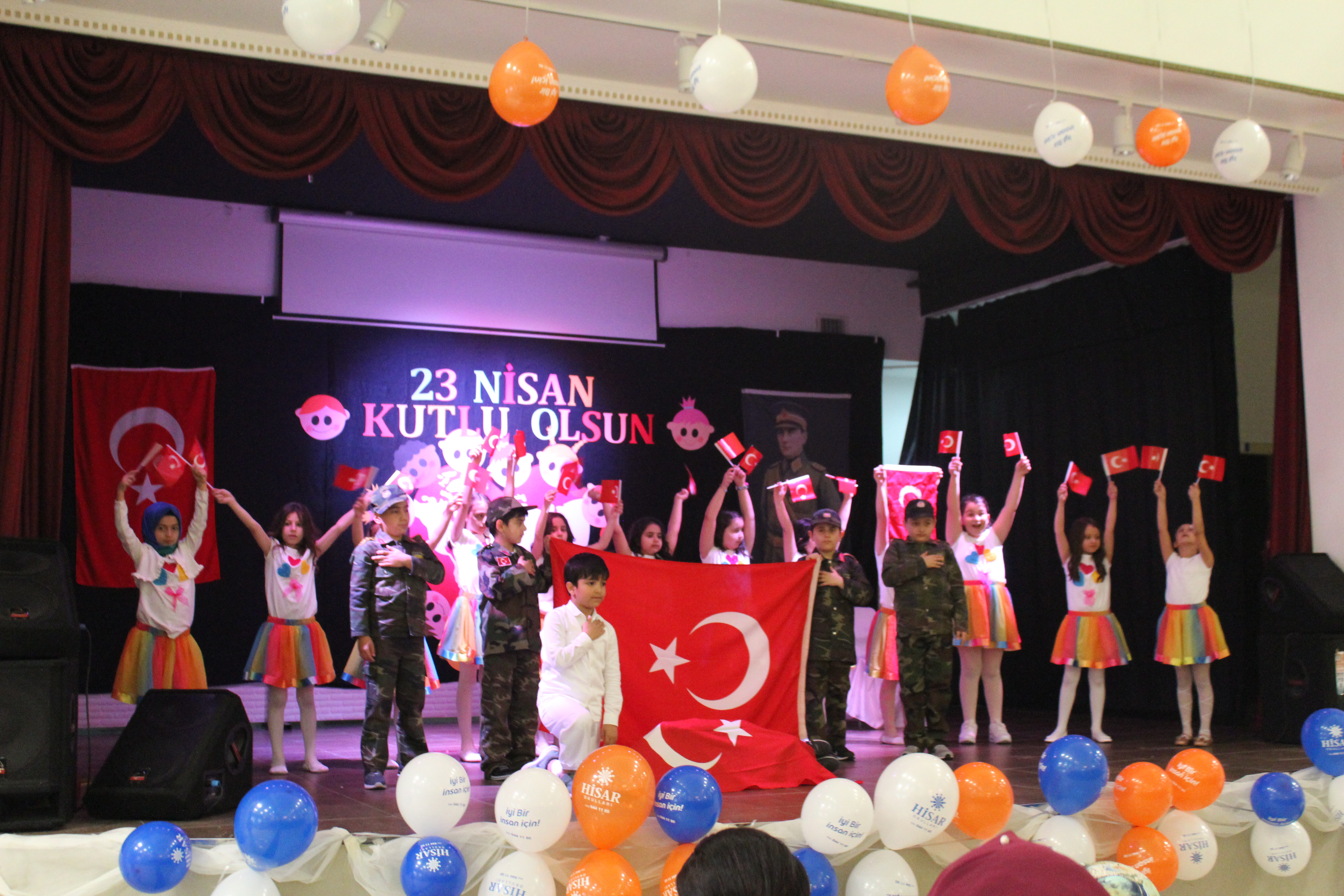 Hisar Okullarında 23 Nisan Coşkuyla Kutlandı