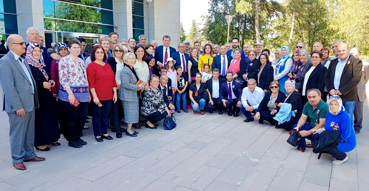 Parti emekçileriyle buluştular