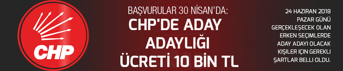 CHP'de aday adaylığı ücreti 10 bin TL