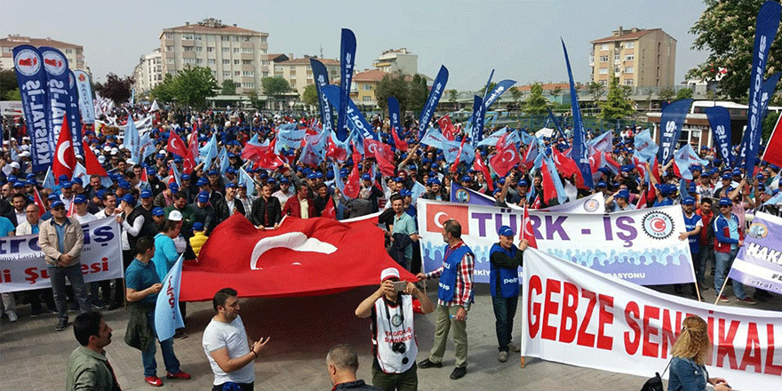 Gebze'de  1 Mayıs coşkusu