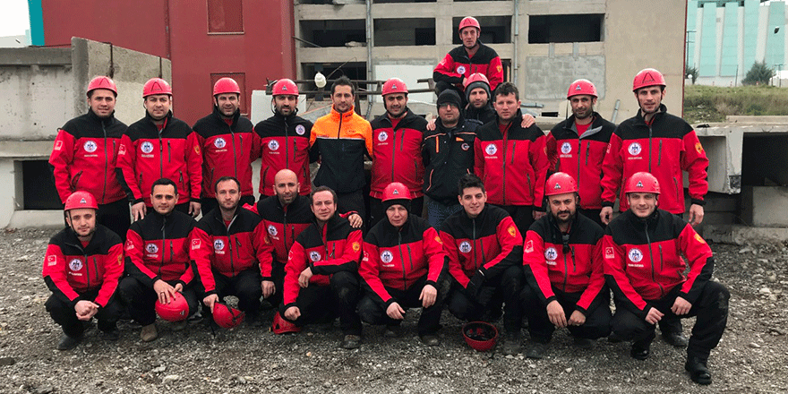 İtfaiyecilere eğitim verildi