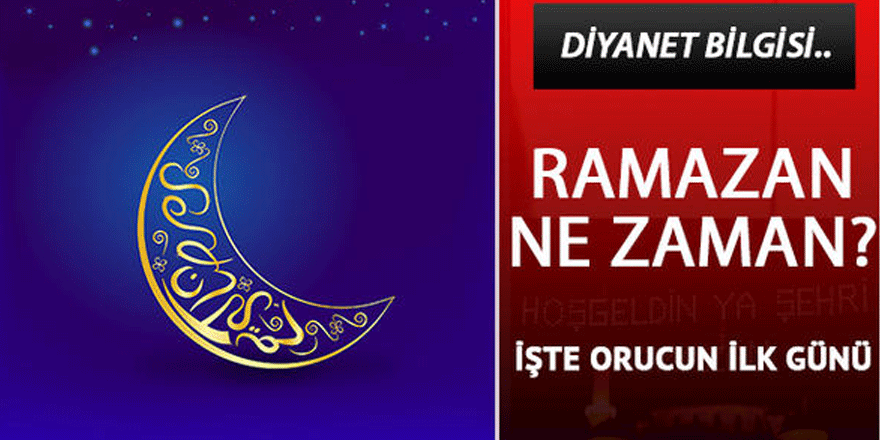 Ramazan ayı 2018 Diyanet takvimi bilgileri.. Bayram kaç gün sürecek?