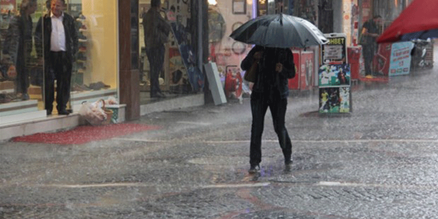 Meteoroloji'den 5 kent için sağanak uyarısı