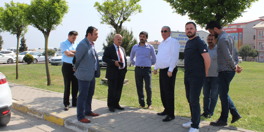 Farabi’de bahçe ve otopark çalışmaları