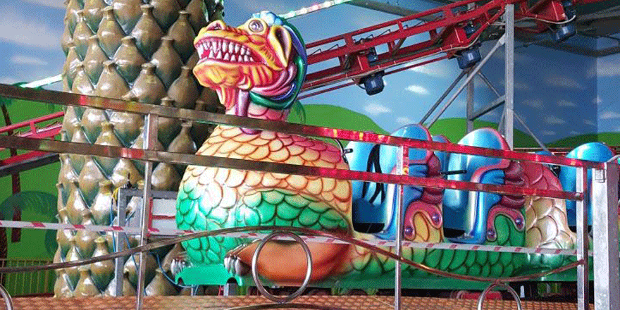 Lunaparkta çocuğun ayağı koptu!
