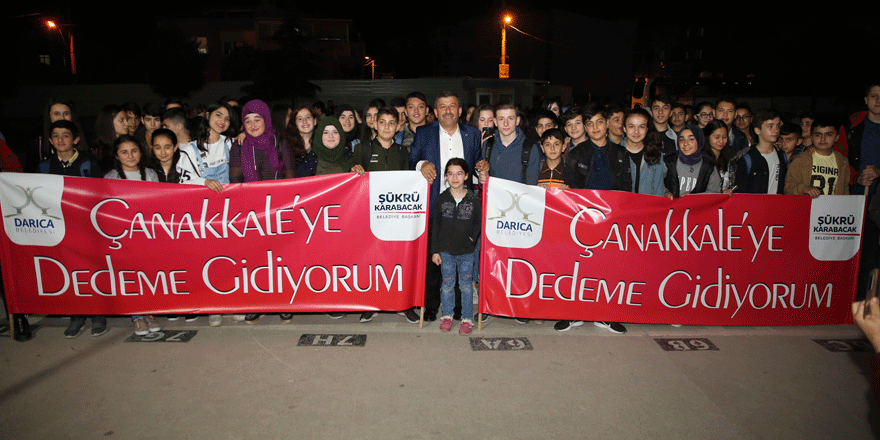 Darıca’lı öğrenciler Çanakkale’ye gitti