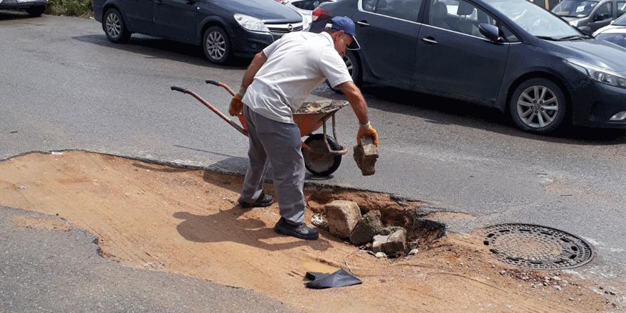 Belediye yapmayınca vatandaş bunu yaptı