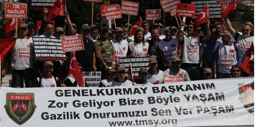 Gazilik için Ankara'ya yürüyorlar