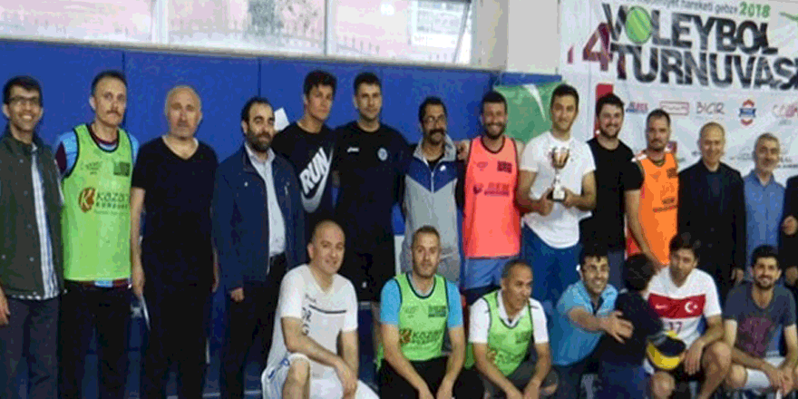 İMH voleybol turnuvasında şampiyon Öğretmenler