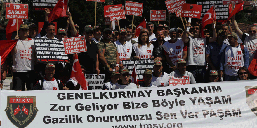 Gazilik için Ankara'ya yürüyorlar