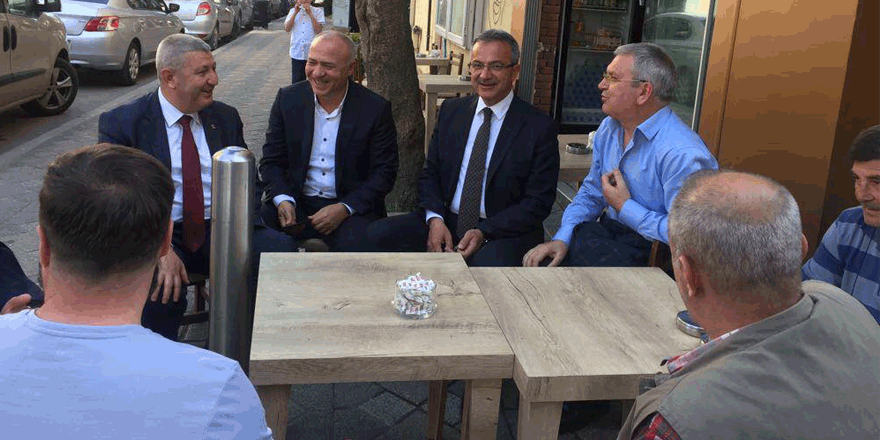 Köşker  çarşı turu yaptı