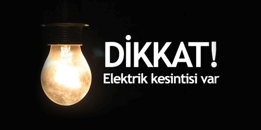 SEDAŞ  planlı elektrik kesintisi ilanı