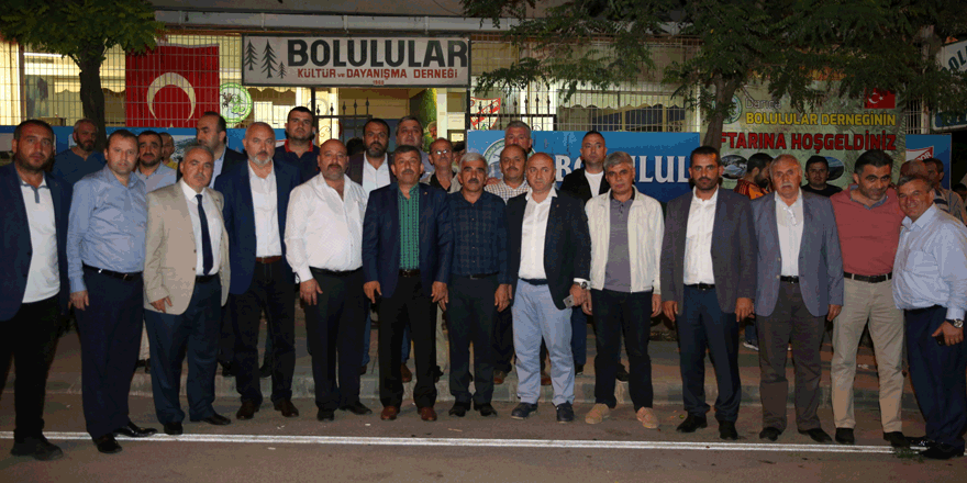 Bolulular iftar sofrasında buluştu