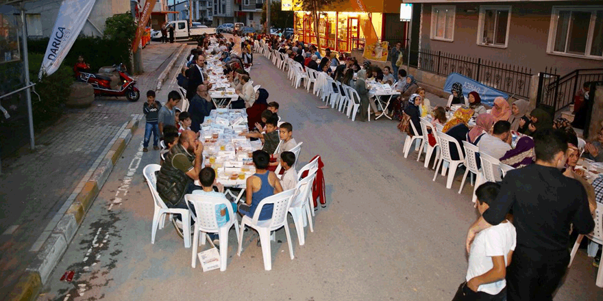 Bayramoğlu’nda iftar sofrası