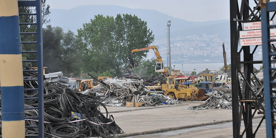 MKE'nin hurdalığında yangın