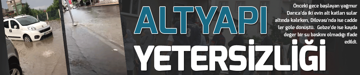 Altyapı yetersizliği