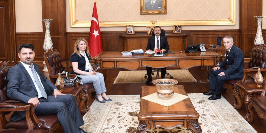 Vali  Aksoy’u ziyaret ettiler