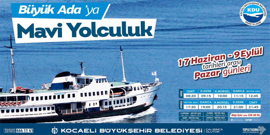 Büyük Ada ve Mehtap turları başlıyor