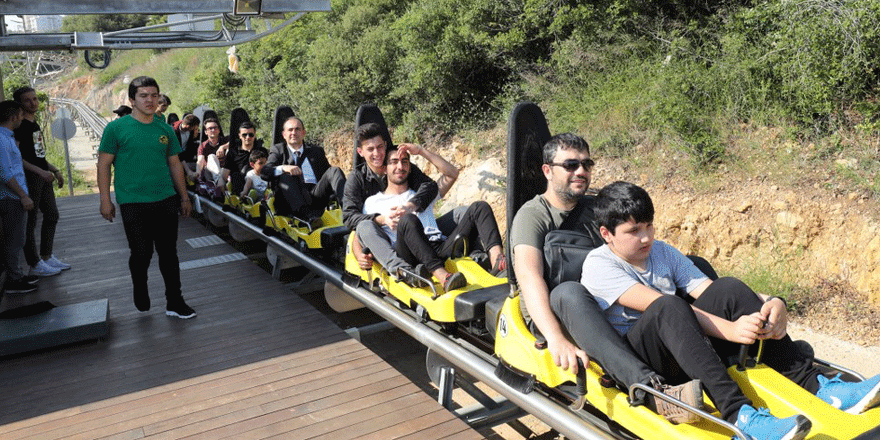 Macera parkına ilgi yoğun