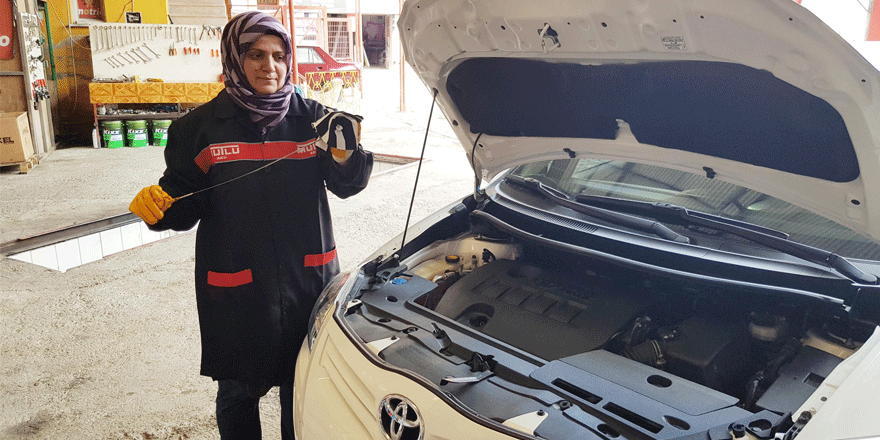 Eşinden mesleği öğrendi, iş yerini açtı