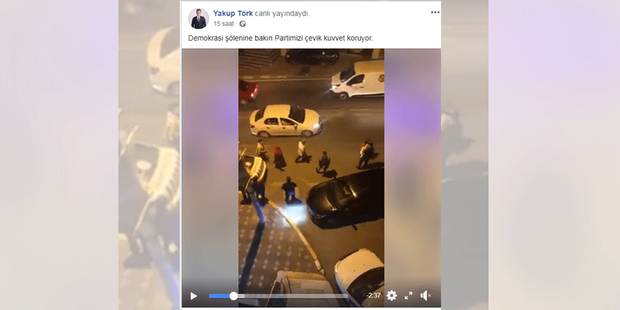 Polis CHP binasında önlem aldı