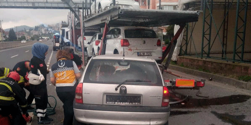 Trafik kazasında yaralanan bebek öldü   