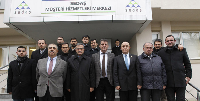 Başkan Köşker’den,  SEDAŞ’a ziyaret