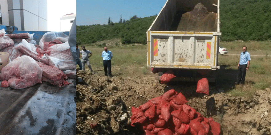 Dilovası'nda kaçak et operasyonu