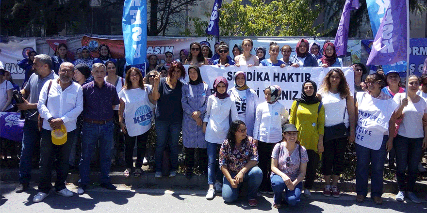 Flormar işçilerine destek 