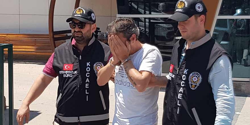Otomobil hırsızları polisten kaçamadı