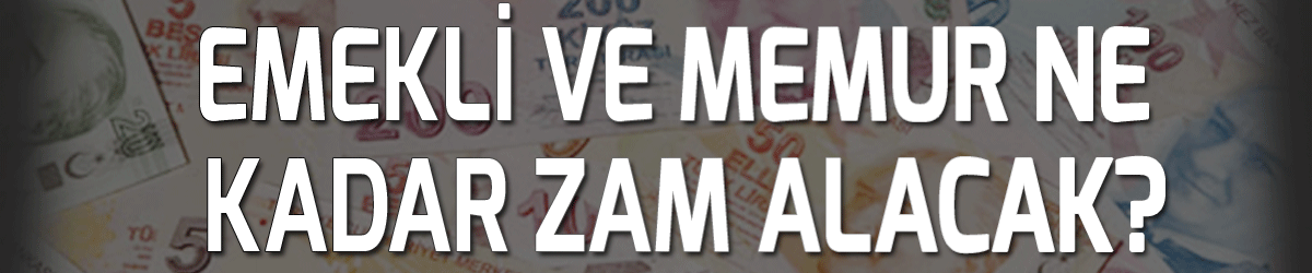 Emekli ve memur ne kadar zam alacak?