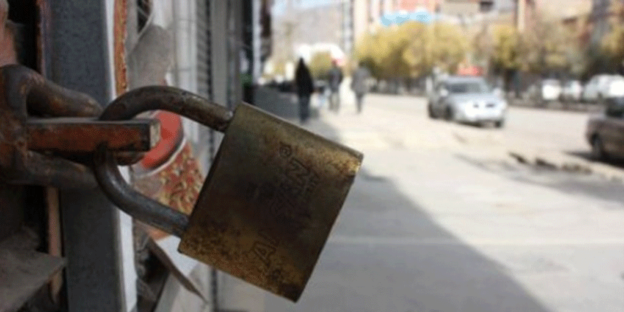 53 bin esnaf kepenk kapattı