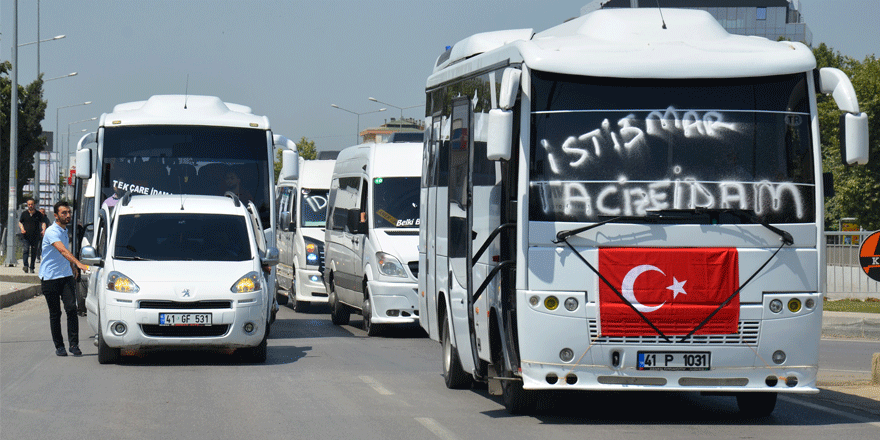 Çocuk istismarlarına tepki konvoyu