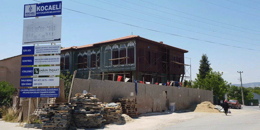 Demirciler Konağı günümüze kazandırılıyor