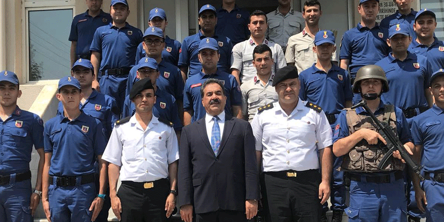 Kaymakamdan Jandarma Komutanlığı’na ziyaret
