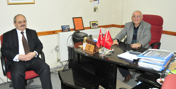 Kaymakamdan emekliler derneğine ziyaret