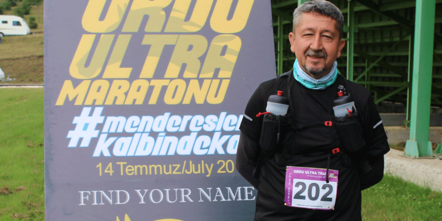 Rıdvan Şükür, Ordu Ultra Maratonuna katıldı.