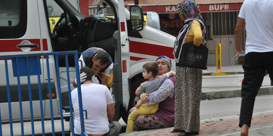 Yangının şokuyla ağladılar