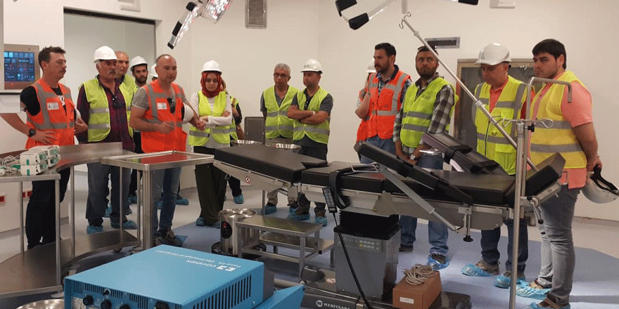 Şehir hastanesine inceleme gezisi