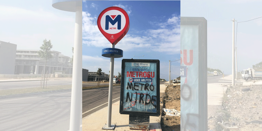 Vatandaş soruyor, ‘Metro nirde’