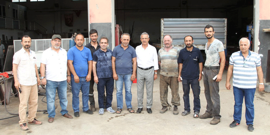 Köşker’den sanayide esnaf ziyaretleri